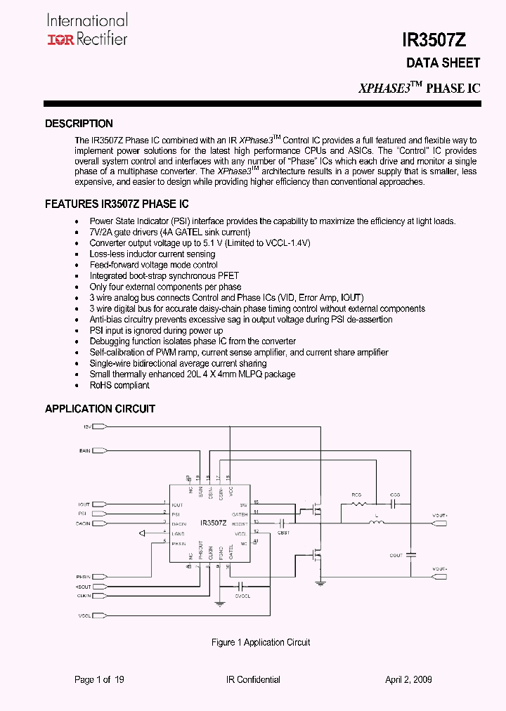 IR3507ZMPBF_3466610.PDF Datasheet