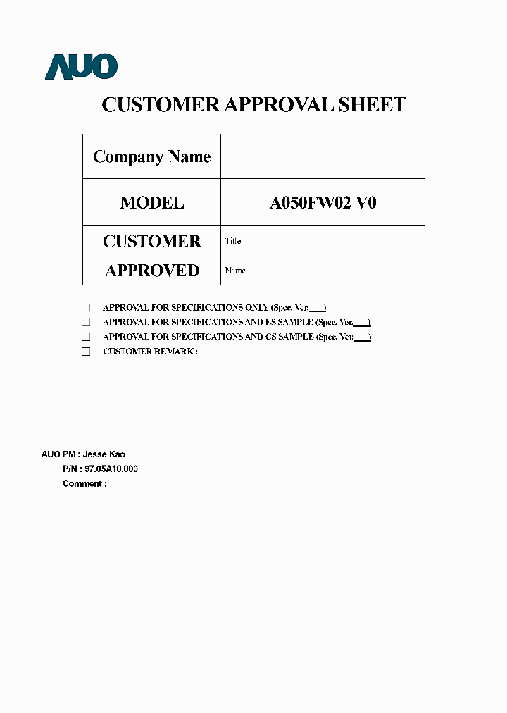 A050FW02V0_3488647.PDF Datasheet