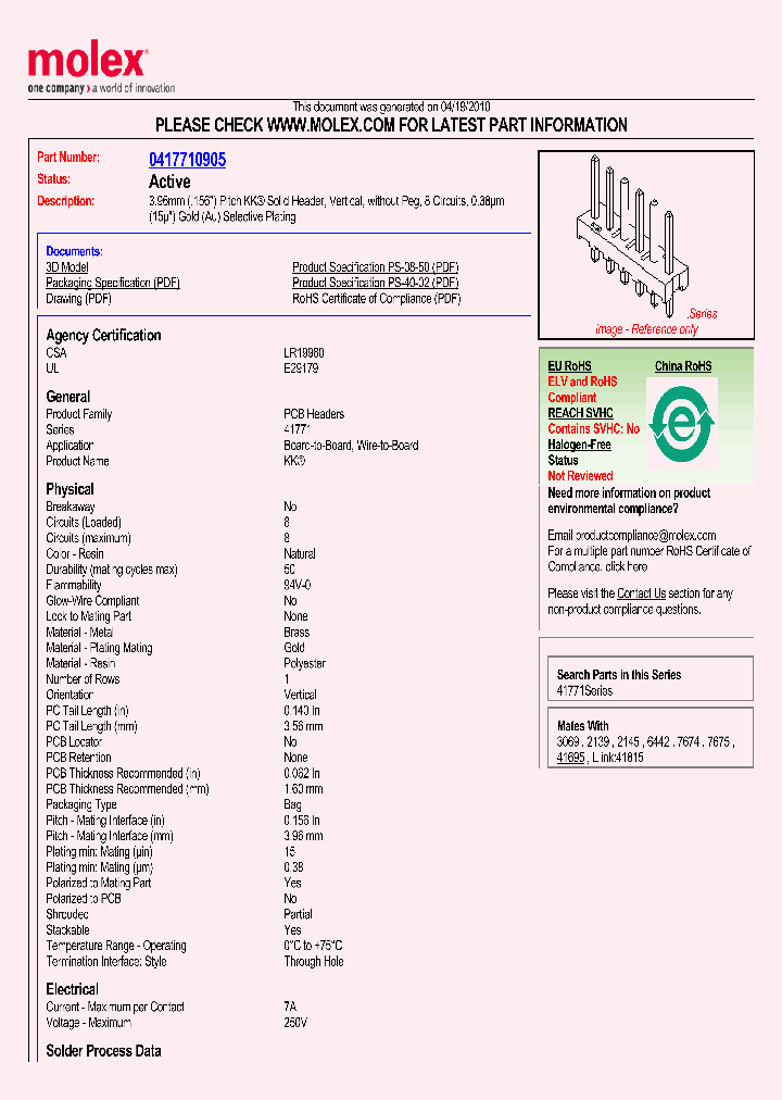 41771-0905_3496304.PDF Datasheet