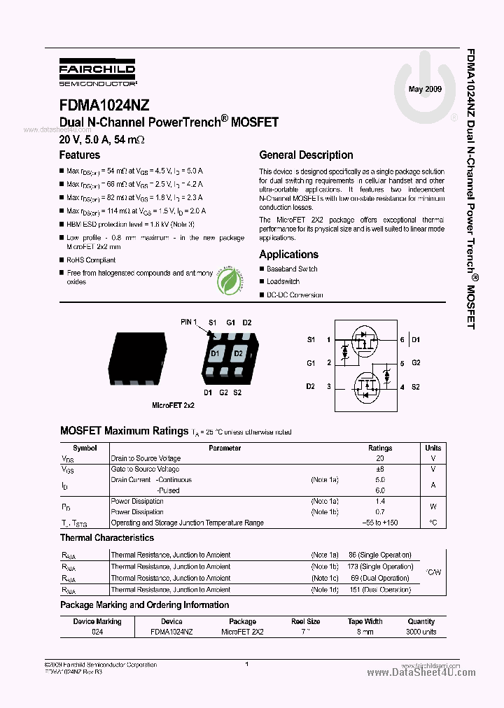 FDMA1024NZ_3499098.PDF Datasheet