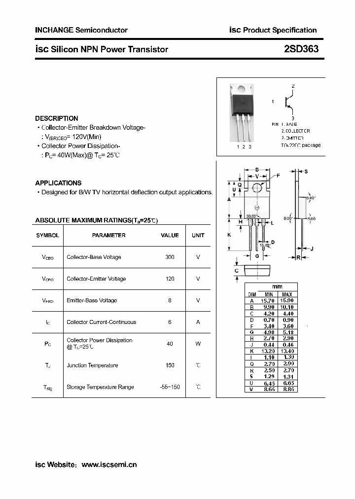 2SD363_3511826.PDF Datasheet