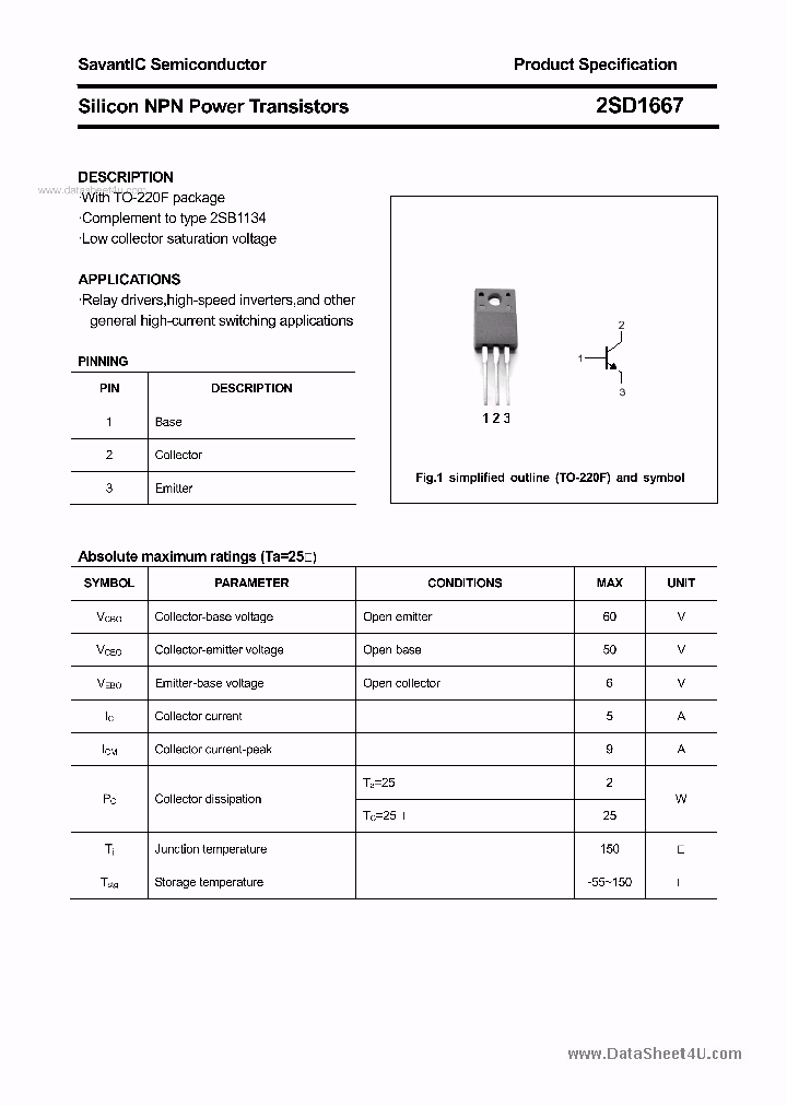 2SD1667_3537961.PDF Datasheet