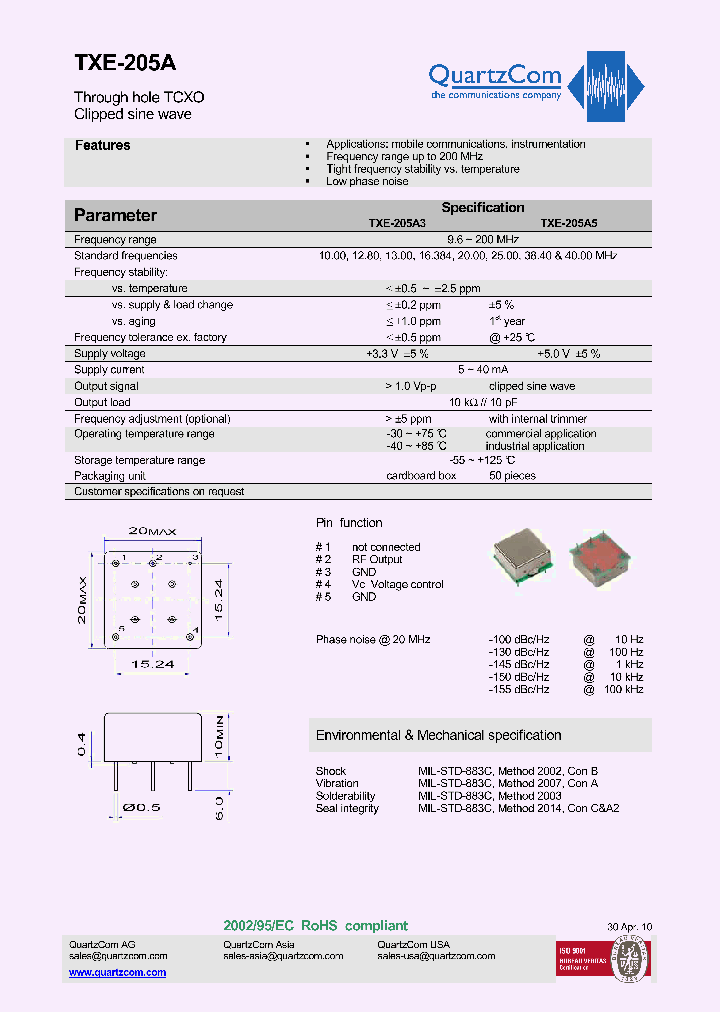 TXE-205A3_3634004.PDF Datasheet