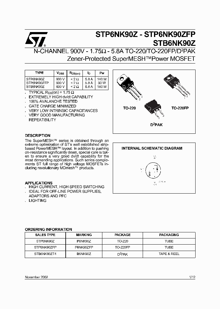 STP9NK90ZFP_3654676.PDF Datasheet