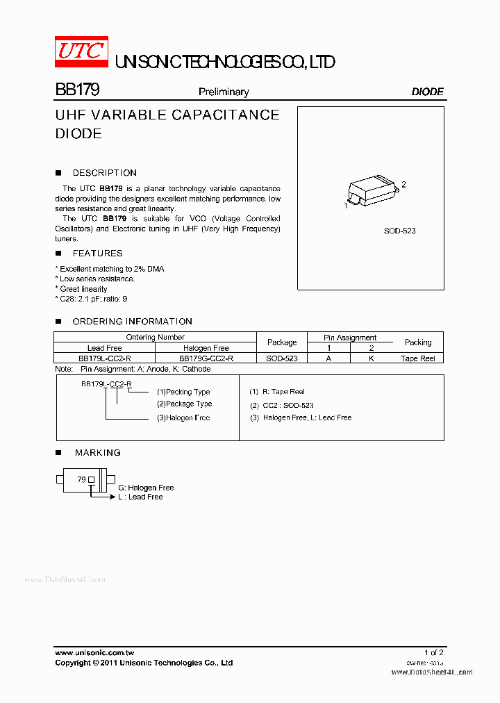 BB179_3660282.PDF Datasheet