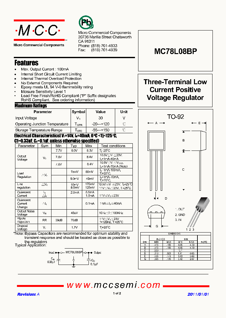 MC78L08BP11_3660586.PDF Datasheet