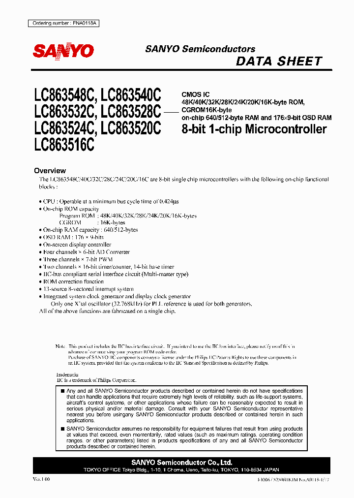 LC863540C_3671157.PDF Datasheet