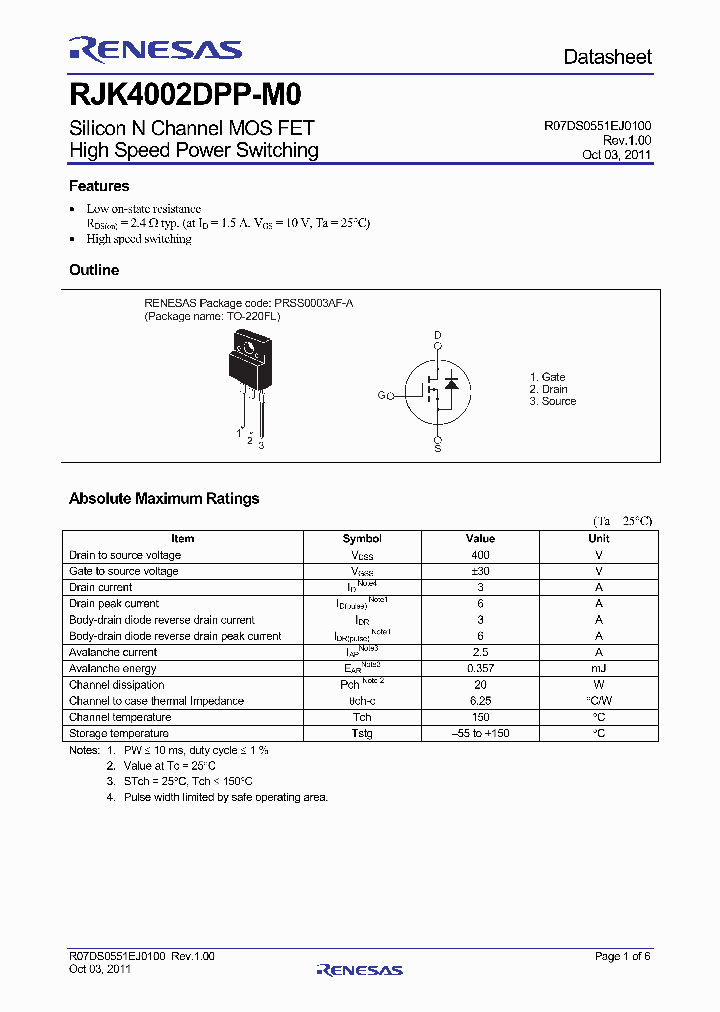 RJK4002DPP-M0_3674425.PDF Datasheet