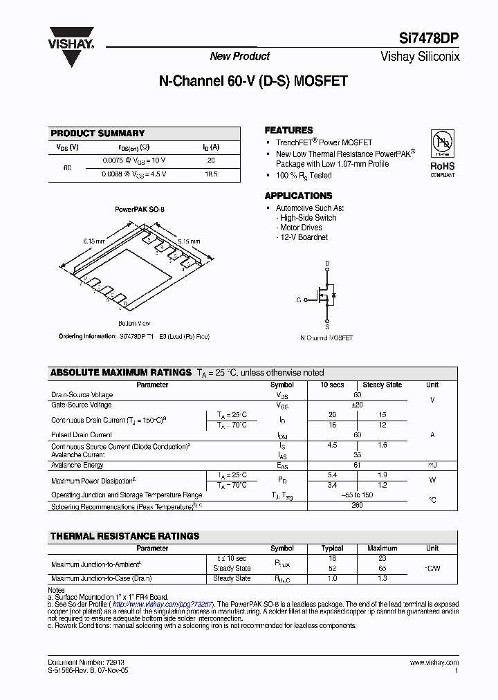 SI7478DP-T1-E3_3674621.PDF Datasheet