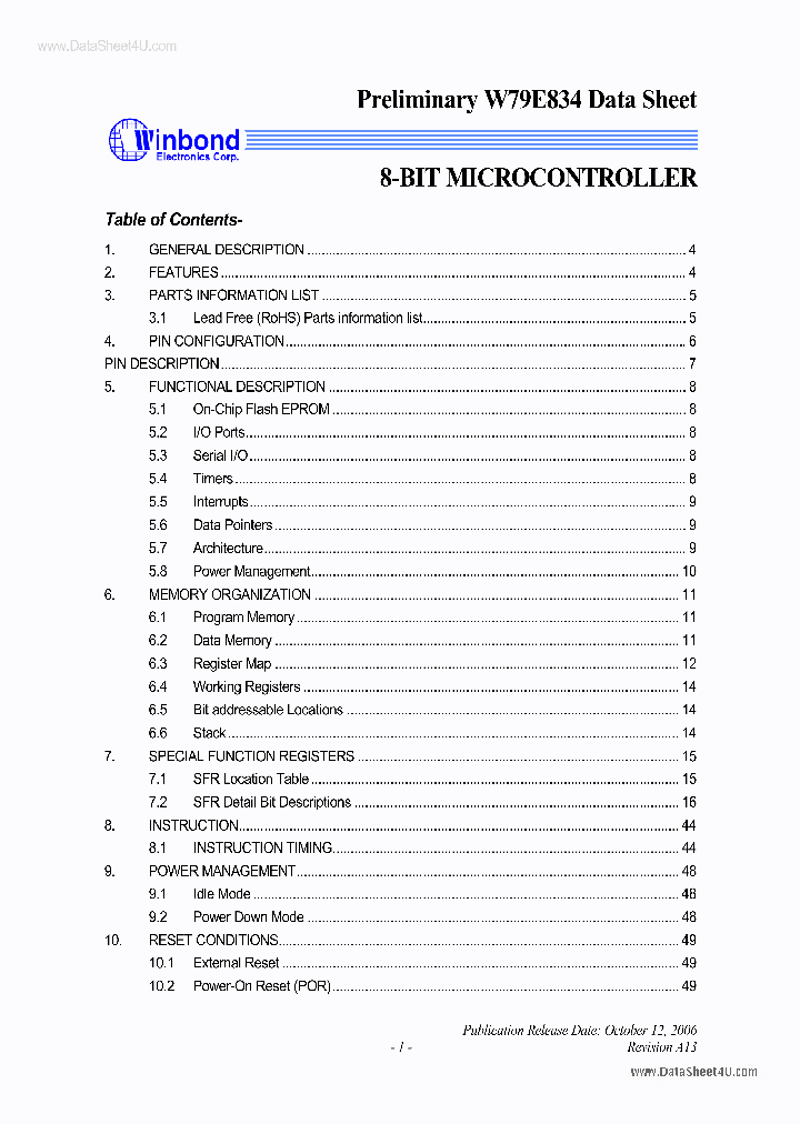 W79E834_3676005.PDF Datasheet