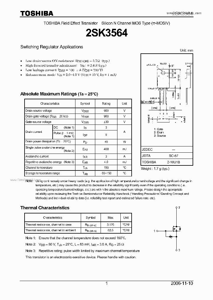 K3564_3679672.PDF Datasheet Download