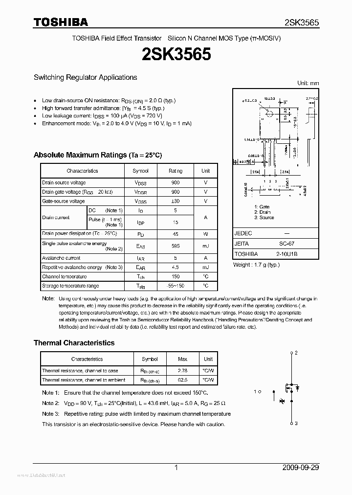 K3565_3679673.PDF Datasheet