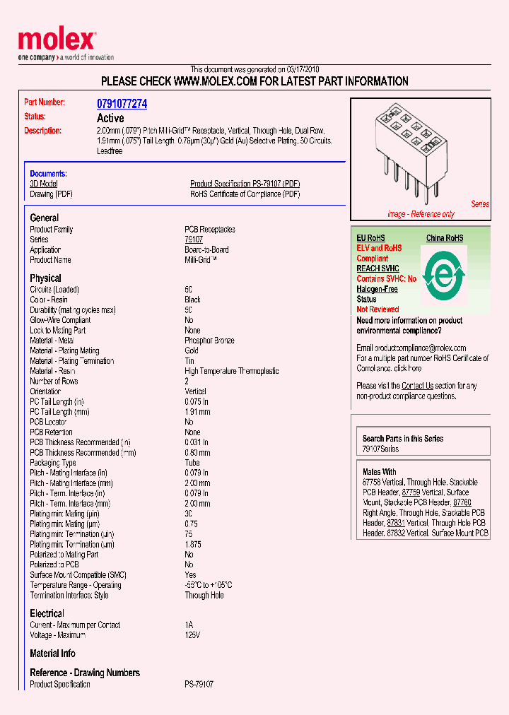 0791077274_3680963.PDF Datasheet