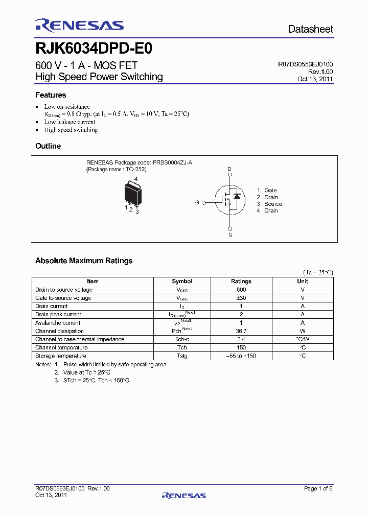 RJK6034DPD-E0_3692590.PDF Datasheet