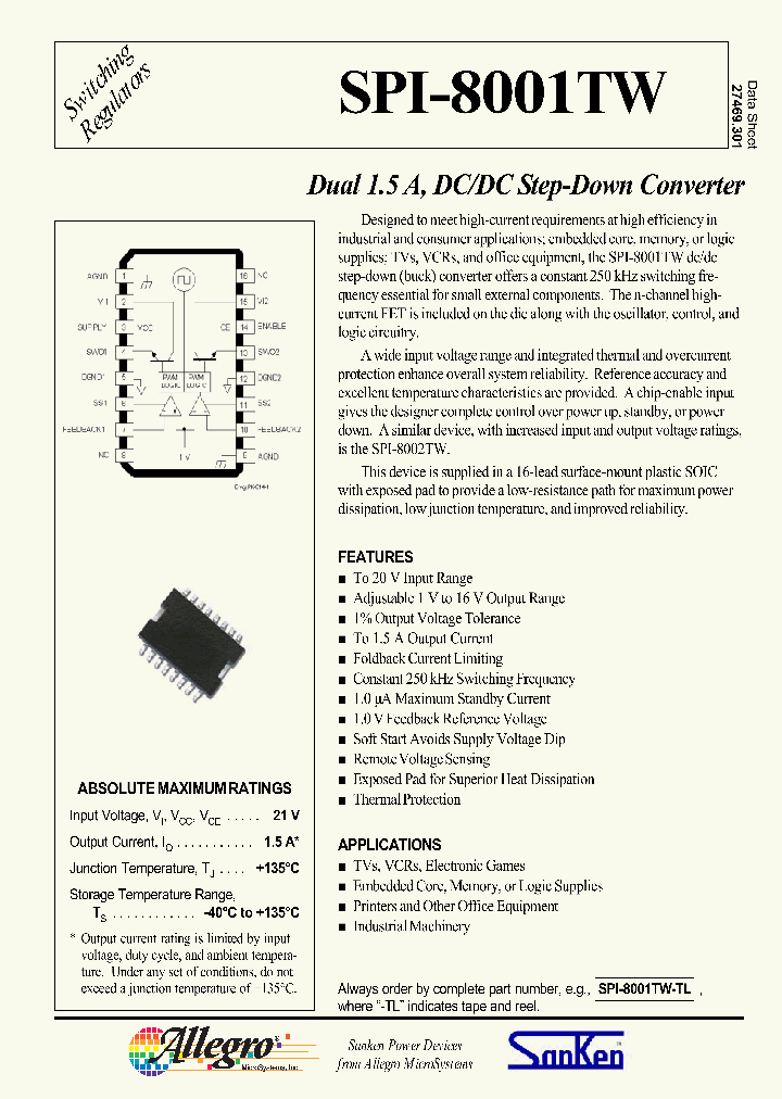 SPI-8001TW_3698578.PDF Datasheet
