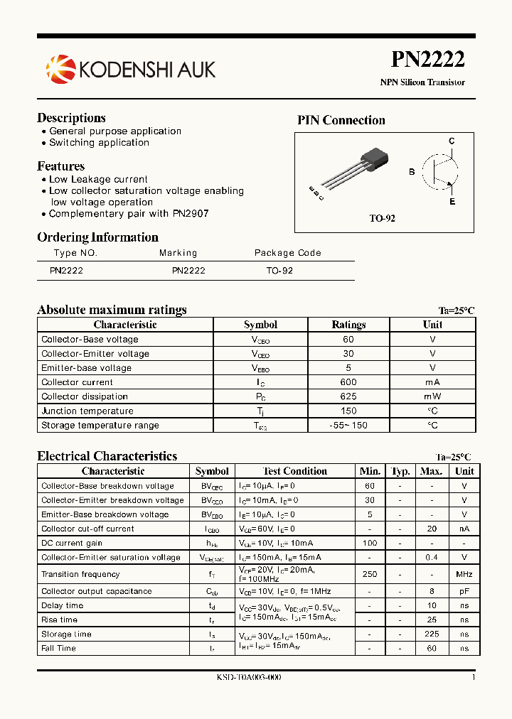 PN2222_3700290.PDF Datasheet