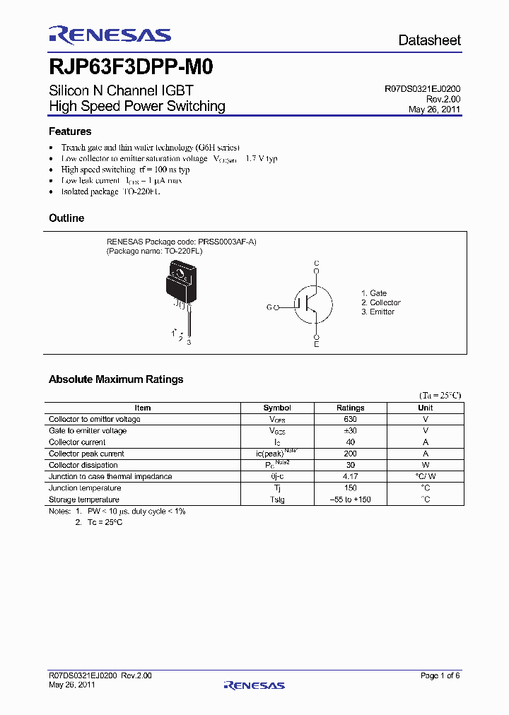 RJP63F3DPP-M0_3700684.PDF Datasheet