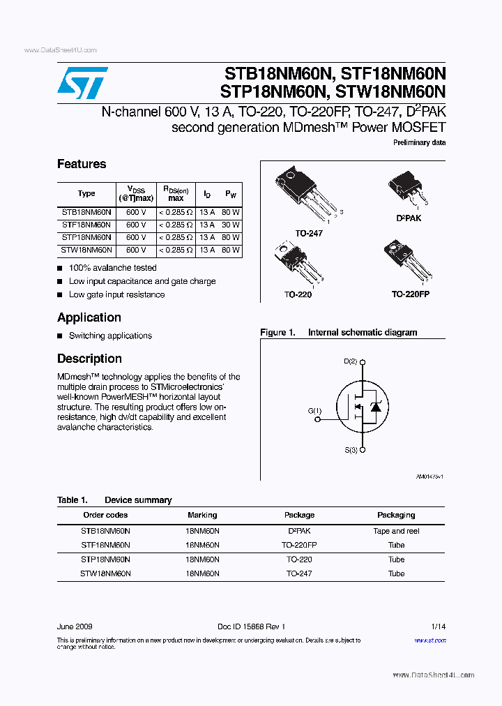 STW18NM60N_3701969.PDF Datasheet