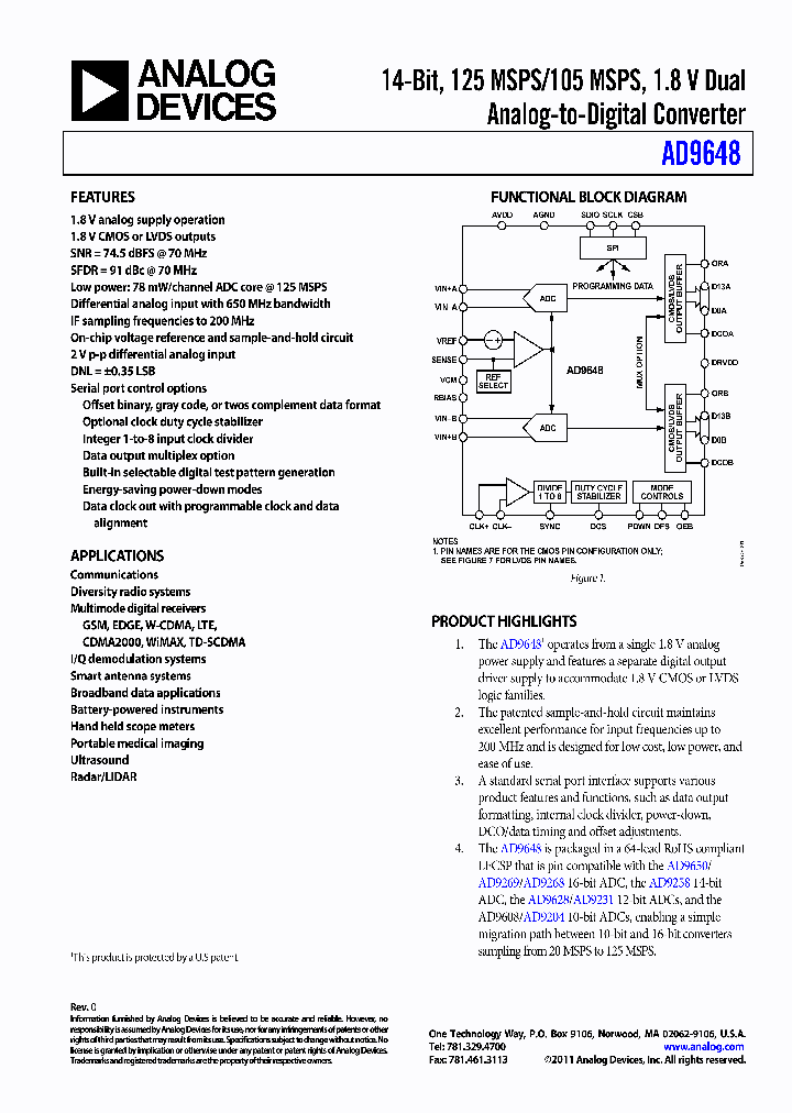 AD9648_3702413.PDF Datasheet