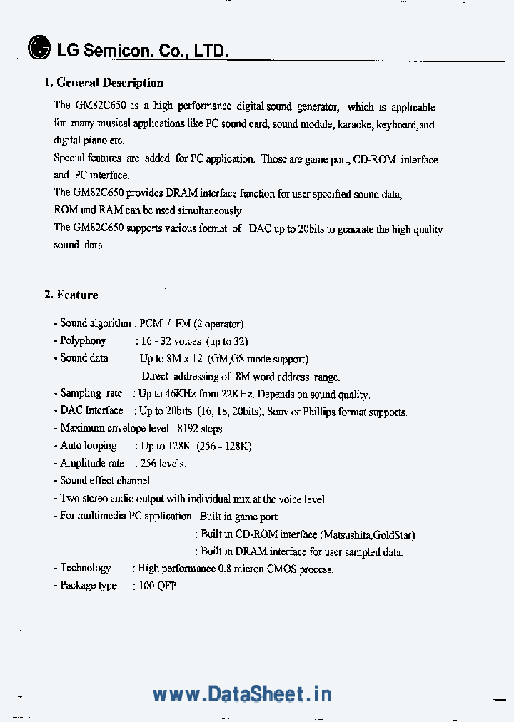 GM82C650_3704473.PDF Datasheet