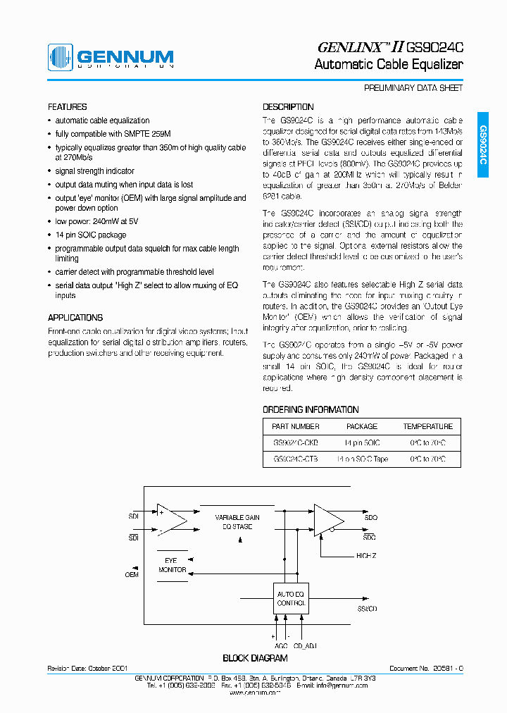 GS9024C-CKB_3722833.PDF Datasheet