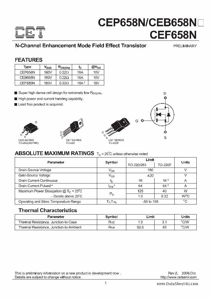 CEP658N_3753377.PDF Datasheet