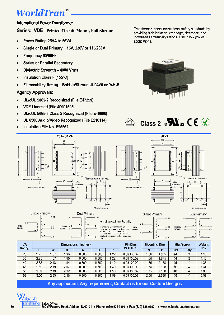 VDE-30P-10_3835422.PDF Datasheet
