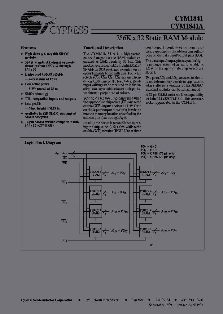 CYM1841APM-12C_3757278.PDF Datasheet