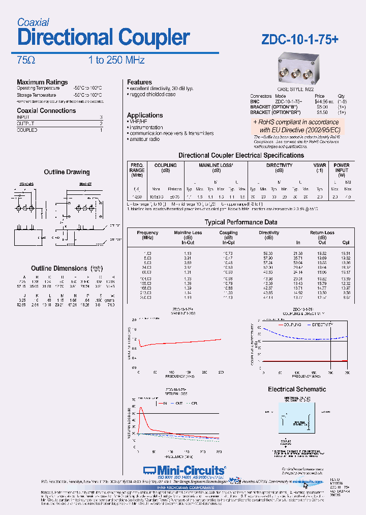 ZDC-10-1-75BR_3759758.PDF Datasheet
