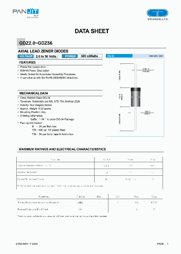 GDZ20A-34TR_3762935.PDF Datasheet