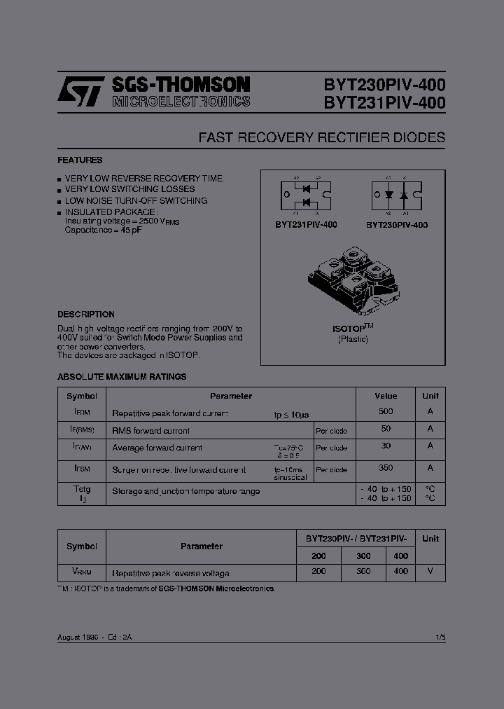 BYT231PIV-300_3760904.PDF Datasheet