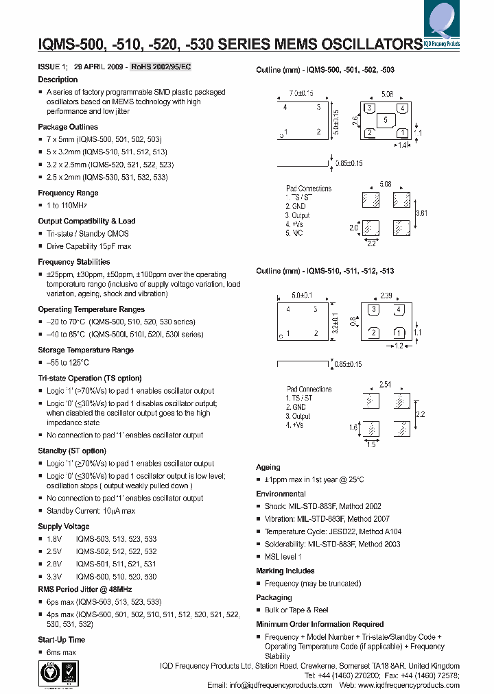 10MHZIQMS-501STIH_3769113.PDF Datasheet