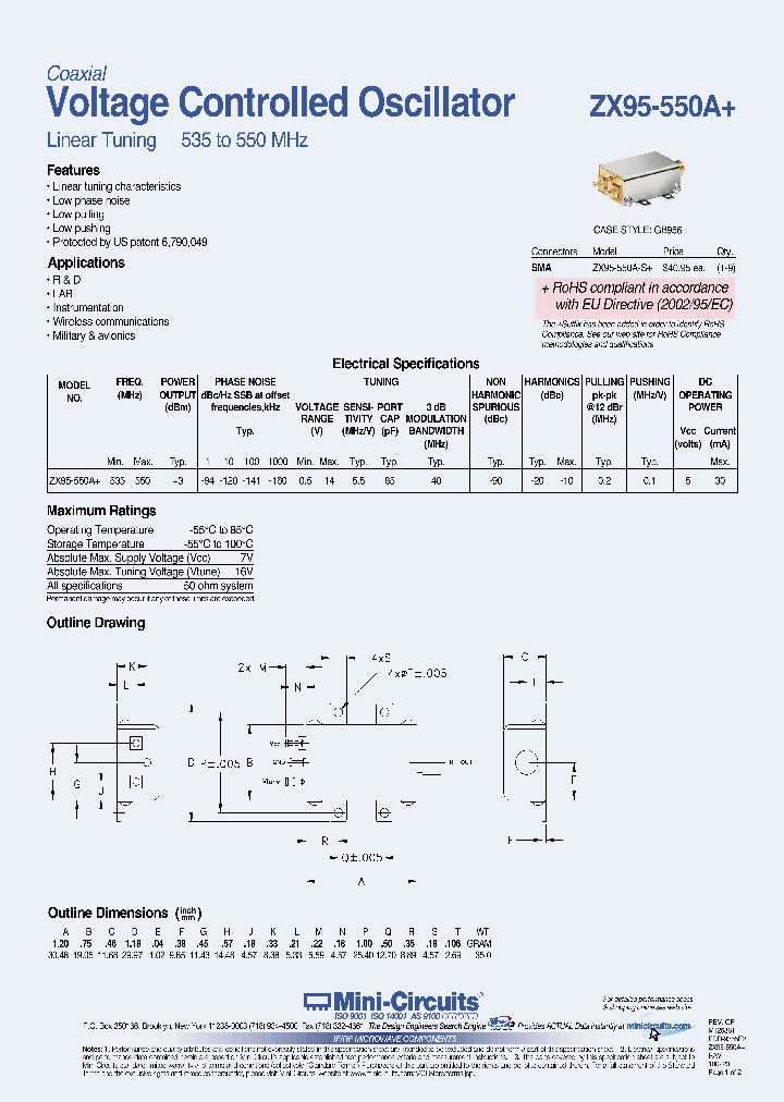 ZX95-550A-S_3783262.PDF Datasheet