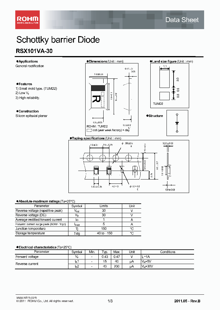 RSX101VA-3011_4010608.PDF Datasheet
