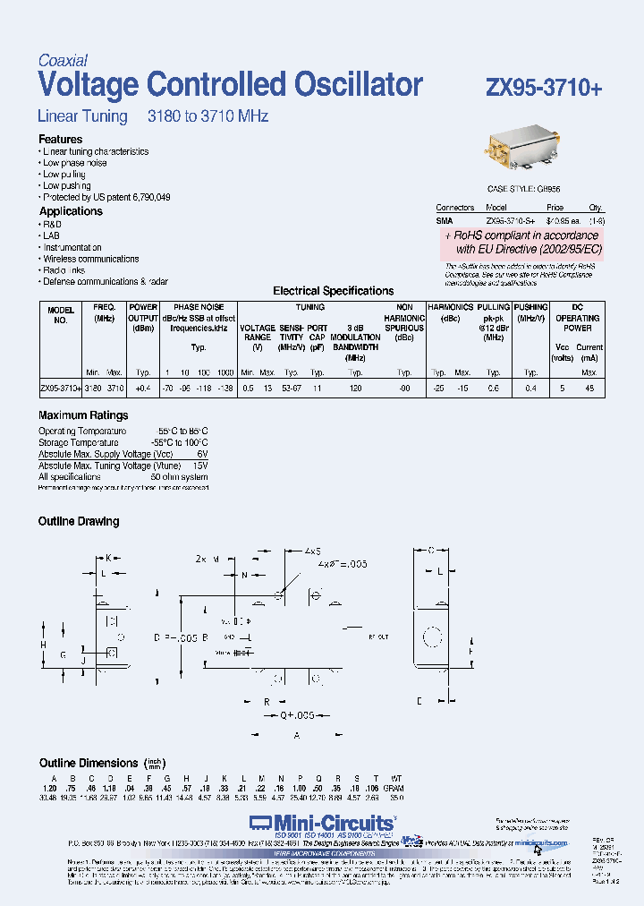 ZX95-3710-S_3783911.PDF Datasheet Download --- IC-ON-LINE