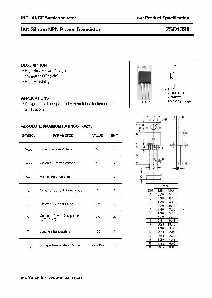 2SD1390_4029521.PDF Datasheet