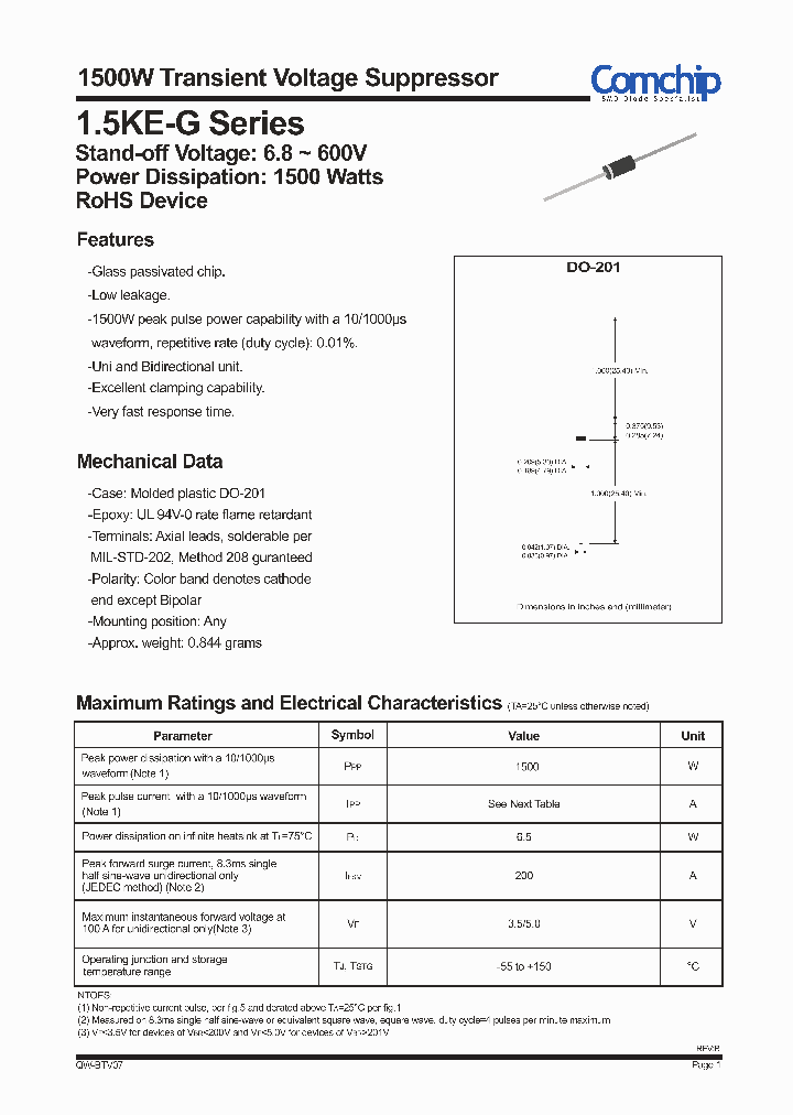 15KE380-G_4031035.PDF Datasheet