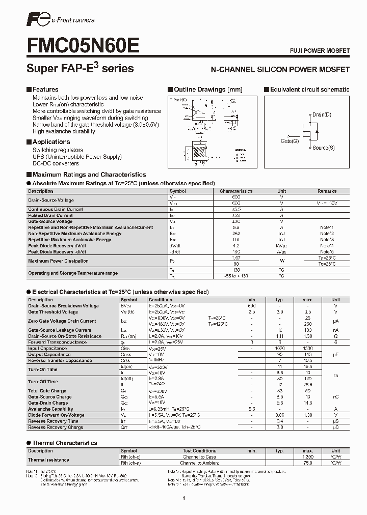 FMC05N60E_3791003.PDF Datasheet