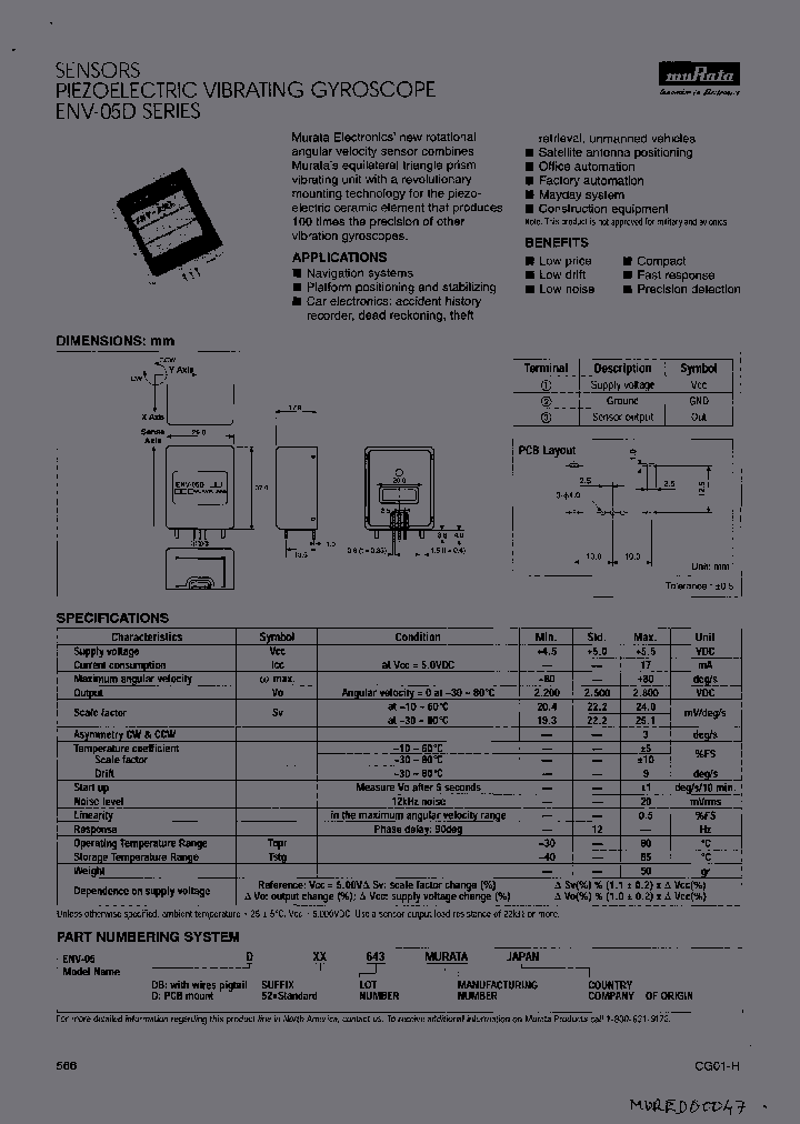 ENV-05D52643MURATAJAPAN_3792239.PDF Datasheet