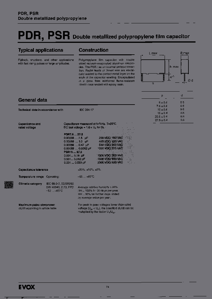 PDR75821J630L4BULK_3800414.PDF Datasheet
