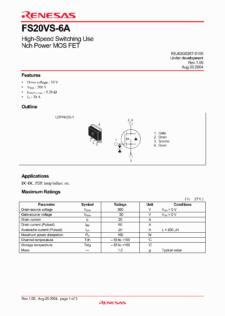 FS20VS-6A_4042651.PDF Datasheet