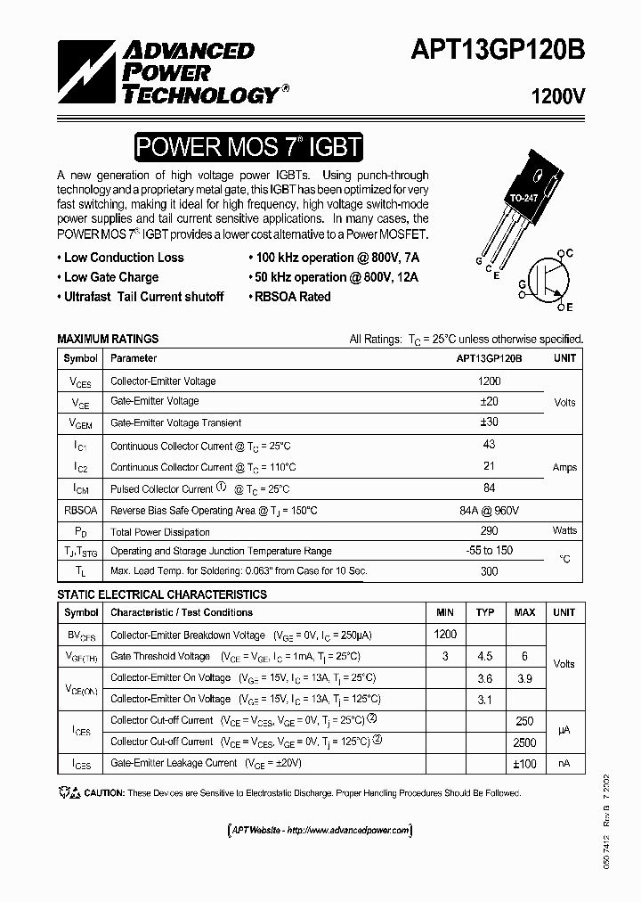 APT13GP120B_3812443.PDF Datasheet