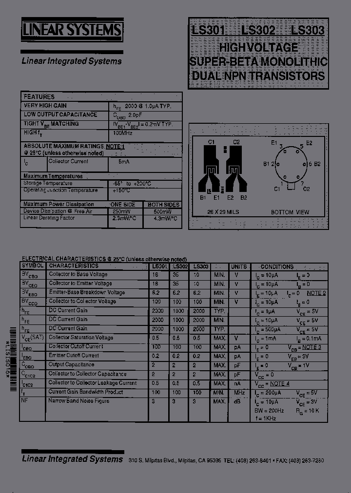 LS302SOIC_3812014.PDF Datasheet