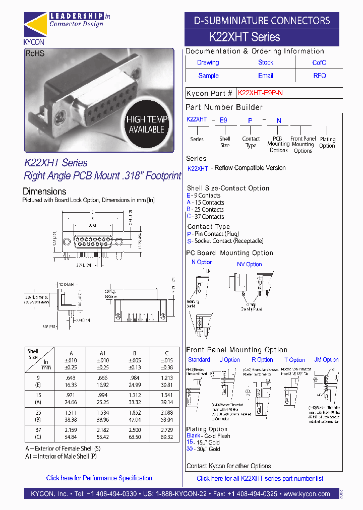 K22XHT-A15S-OJ30_3811173.PDF Datasheet