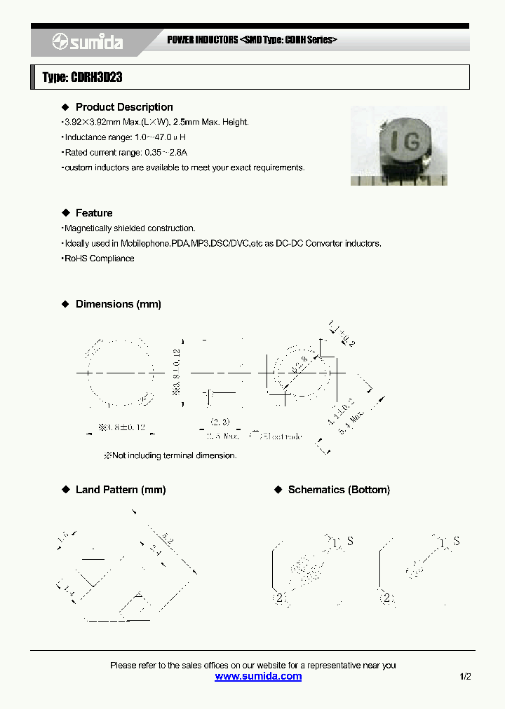 CDRH3D23NP-33OMB_3812065.PDF Datasheet