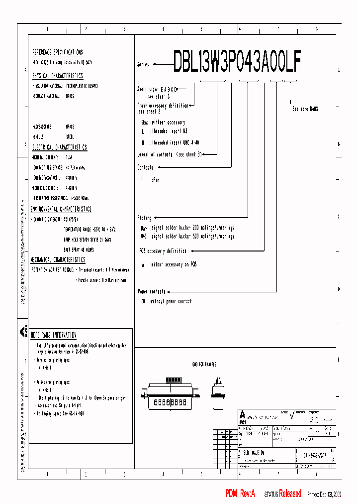 DOB13W3PA00LF_3808552.PDF Datasheet