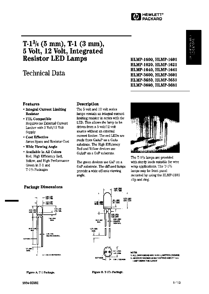 HLMP-1600-OPTION-106_3813610.PDF Datasheet Download --- IC-ON-LINE