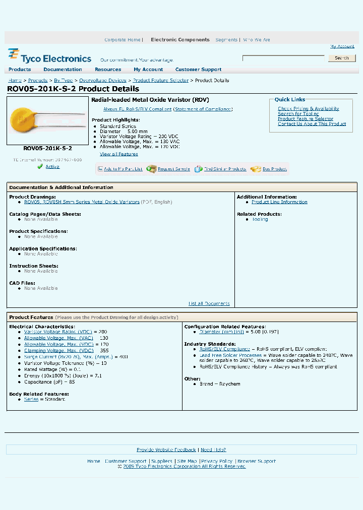ROV05-201K-S-2_3817566.PDF Datasheet