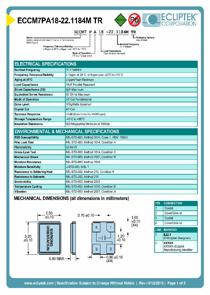 ECCM7PA18-221184MTR_3819323.PDF Datasheet