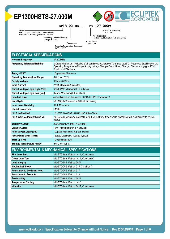 EP1300HSTS-27000M_3819609.PDF Datasheet